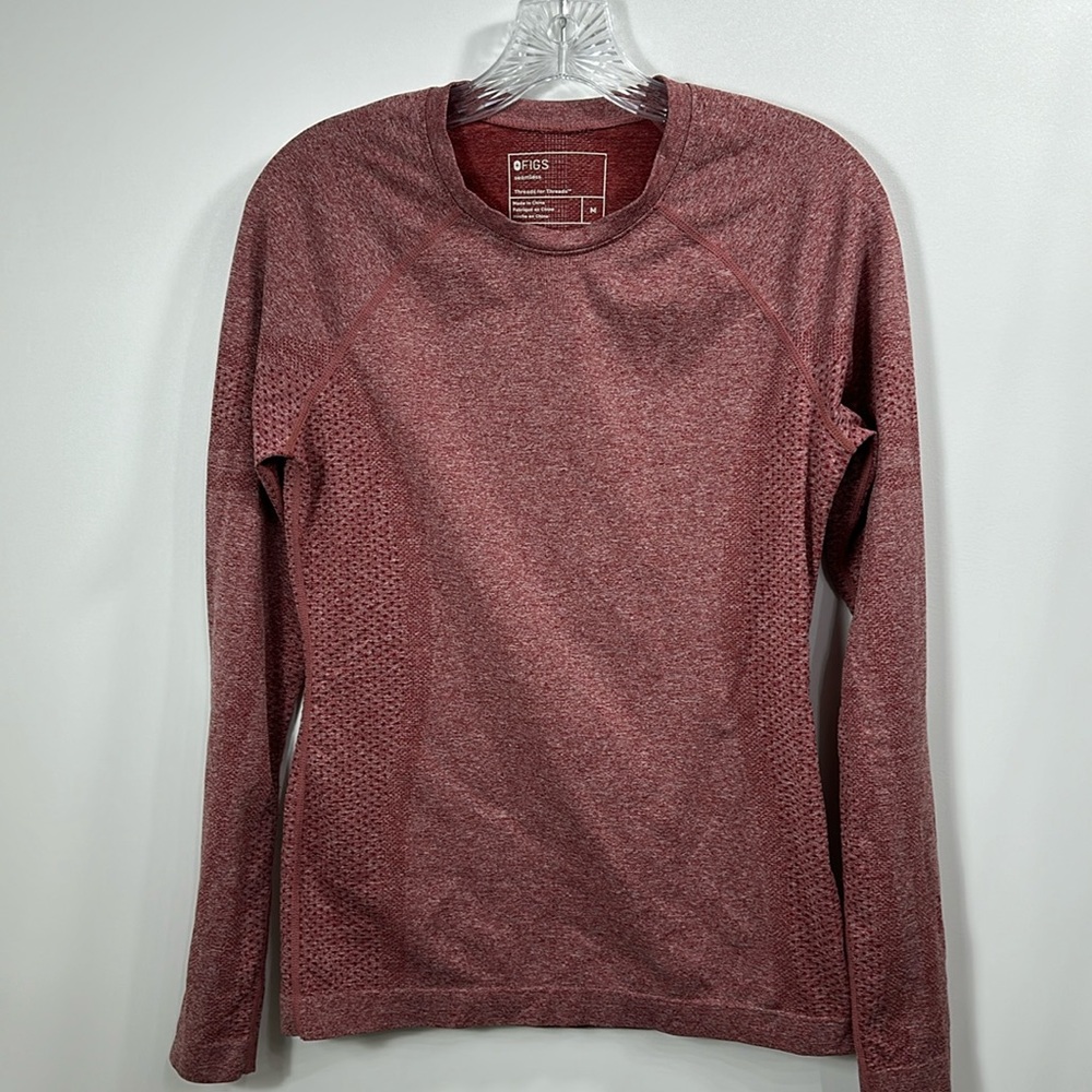 Figs seamless long sleeved top size medium